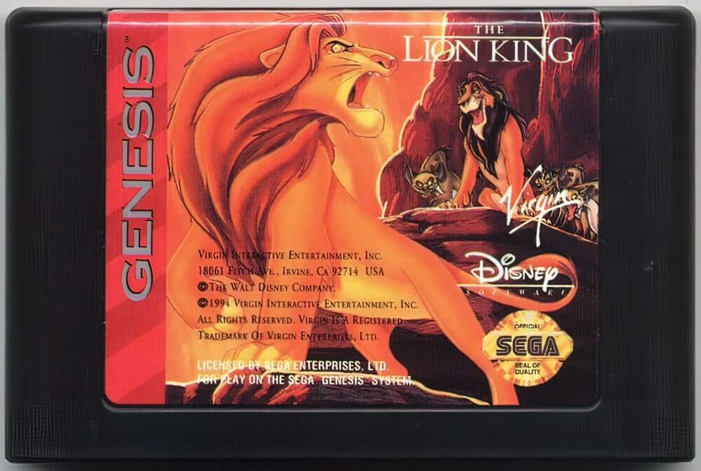 Лицензионный картридж Lion King, The для Genesis